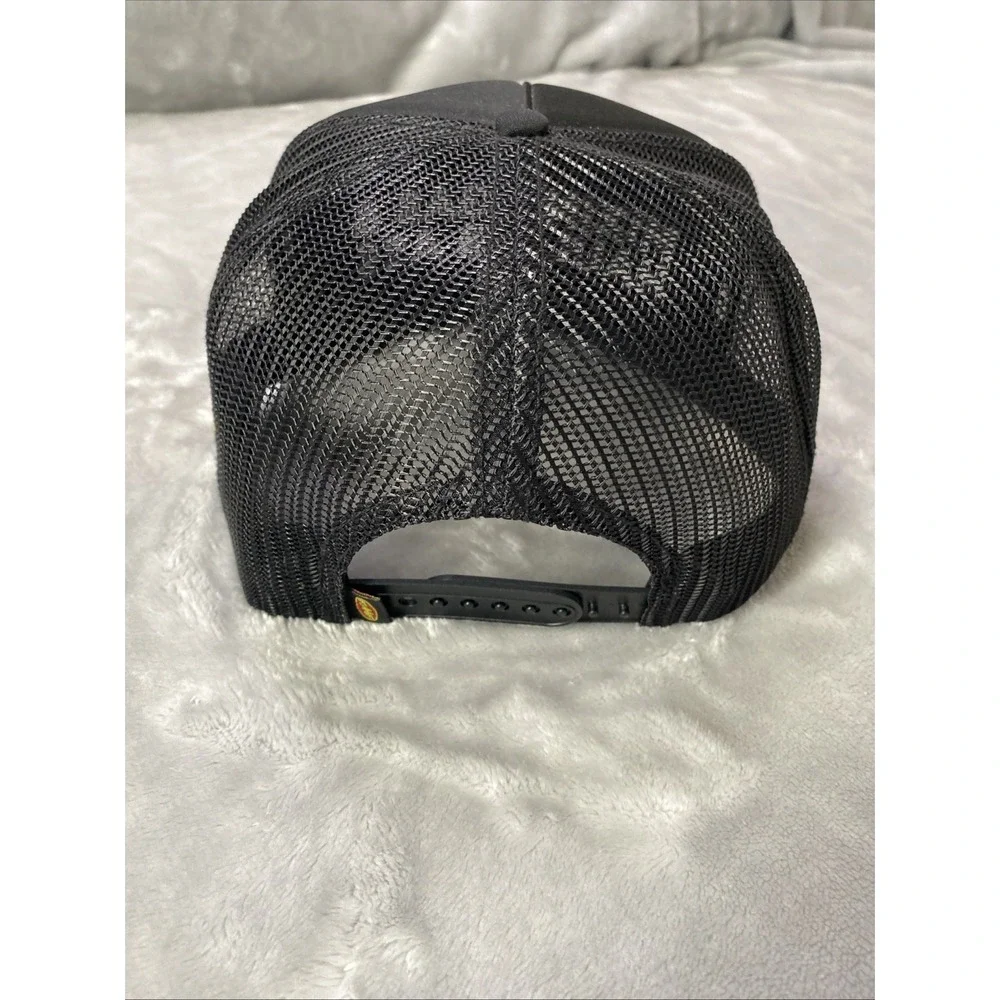 FMF Gass Trucker Hat Unisex Black Snapback Mesh Patch Dirtbike Motocross‎ Cap